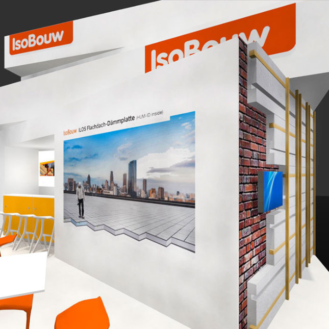 UP Kommunikation - Isobouw Messestand